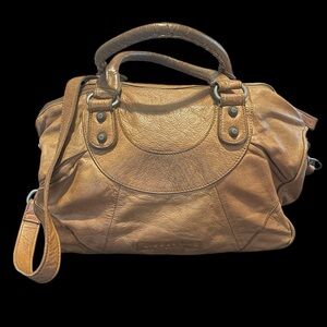 Liebeskind Berlin ESTHER Leather Cognac Brown Purse/Shoulder Bag/Crossbody
